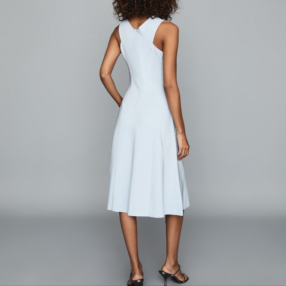 *New Sizes!* NWT REISS | Paige Fit and Flare Midi Dress - Picture 5 of 11